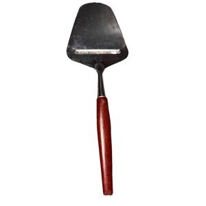Vintage Cheese Plane Slicer Wood Handle Stainless 8.75